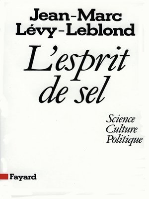 cover image of L'Esprit de sel